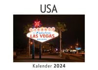 Produktbild: USA (Wandkalender 2024, Kalender DIN A4 quer, Monatskalender im Querformat mit Kalendarium, Das perfekte Geschenk)