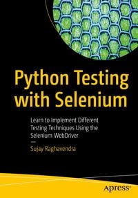 Produktbild: Python Testing with Selenium