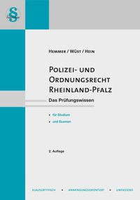 Produktbild: Polizei- und Ordnungsrecht Rheinland-Pfalz
