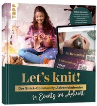Produktbild: Let's knit! 24 Events im Advent