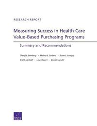 Produktbild: Measuring Success in Health Care Value-Based Purchasing Programs
