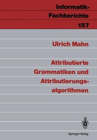 Produktbild: Attributierte Grammatiken und Attributierungsalgorithmen