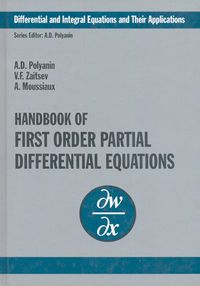 Produktbild: Handbook of First-Order Partial Differential Equations