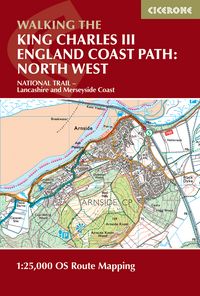 Produktbild: Walking the King Charles III England Coast Path: North West - Lancashire & Merseyside Map Booklet