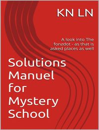 Produktbild: Solutions Manuel for Mystery School