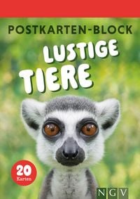 Produktbild: Postkartenblock Lustige Tiere