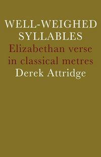 Produktbild: Well-Weighed Syllables