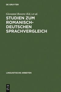 Produktbild: Studien zum romanisch-deutschen Sprachvergleich