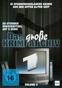 Produktbild: Das gro&szlig;e Krimi-Archiv, Vol. 3 / 18 spannungsgeladene Kriminalfilme aus den 90er-Jahren mit zahlreichen beliebten Fernsehstars! [9 DVDs]