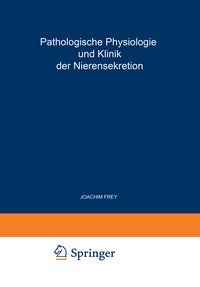 Produktbild: Pathologische Physiologie und Klinik der Nierensekretion