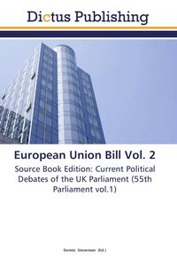 Produktbild: European Union Bill Vol. 2