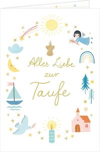 Bild vom Artikel Grußkarte - Alles Liebe zur Taufe vom Autor 