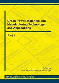 Produktbild: Green Power, Materials and Manufacturing Technology and Applications