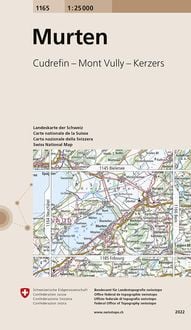 Produktbild: Swisstopo 1 : 25 000 Murten Morat