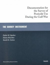 Produktbild: Documentation for the Survey of Pesticide Use During the Gulf War