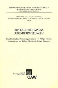 Produktbild: Aus Karl Brugmanns Jugenderinnerungen