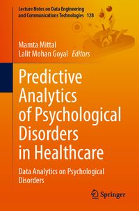 Produktbild: Predictive Analytics of Psychological Disorders in Healthcare