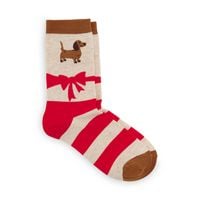 Produktbild: Socken "Festtagsdackel", Gr. 36-41
