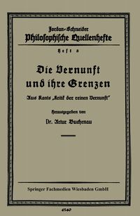 Produktbild: Die Vernunft und ihre Grenzen
