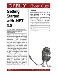 Produktbild: Getting Started with .NET 3.0
