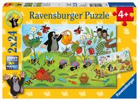 Produktbild: Puzzle Ravensburger Der Maulwurf im Garten 2 X 24 Teile