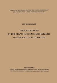 Produktbild: Verschiebungen in der sprachlichen Einsch&auml;tzung von Menschen und Sachen