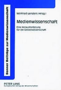 Produktbild: Medienwissenschaft