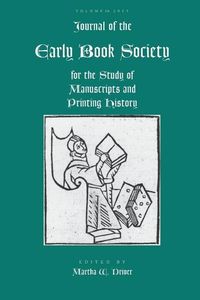 Produktbild: Journal of the Early Book Society Vol 16