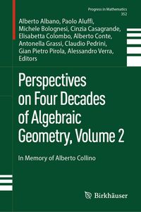 Produktbild: Perspectives on Four Decades of Algebraic Geometry, Volume 2