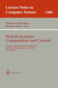 Produktbild: Hybrid Systems: Computation and Control