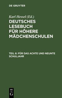 Produktbild: F&uuml;r das achte und neunte Schuljahr