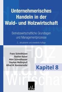 Produktbild: Unternehmerisches Handeln in der Wald- und Holzwirtschaft - Kapitel 8