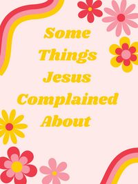 Produktbild: Some Things Jesus Complained About