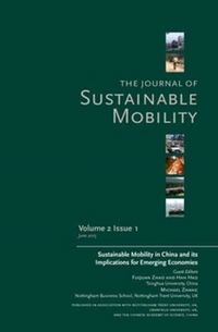 Produktbild: Journal of Sustainable Mobility Vol. 2 Issue 1