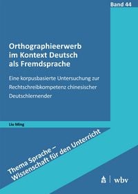 Produktbild: Orthographieerwerb im Kontext Deutsch als Fremdsprache