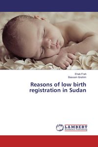 Produktbild: Reasons of low birth registration in Sudan