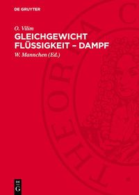 Produktbild: Gleichgewicht Fl&uuml;ssigkeit - Dampf
