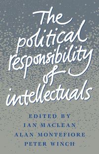 Produktbild: The Political Responsibility of Intellectuals