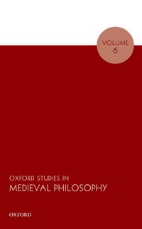 Produktbild: Oxford Studies in Medieval Philosophy Volume 6