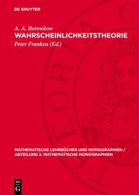 Produktbild: Wahrscheinlichkeitstheorie