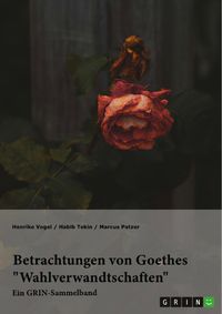 Produktbild: Betrachtungen von Goethes "Wahlverwandtschaften". Intertextualit&auml;t und Todesmotiv