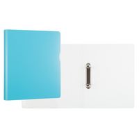 Produktbild: Idena Ringbuch mit Innentasche 2 Ringe himmelblau 40mm DIN A4
