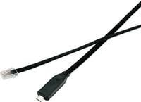 Produktbild: Renkforce USB-C&reg;, RJ45 Adapterkabel [1x USB-C&reg; Stecker - 1x RJ45-Stecker 8p8c] 1.80 m Schwarz