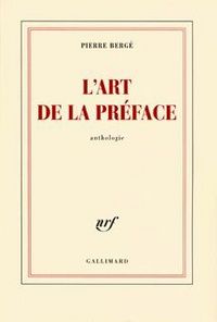 Produktbild: L'Art de la Preface