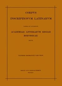 Produktbild: Corp Inscr Lat Vol 15 Pars 1 Nd