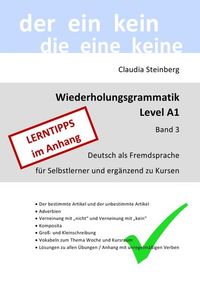 Produktbild: DaF - Wiederholungsgrammatik / DaF - Wiederholungsgrammatik A1 - Band 3
