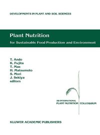 Produktbild: Plant Nutrition for Sustainable Food Production and Environment