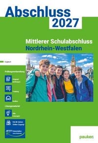 Produktbild: Abschluss 2027 - MSA Realschule NRW - Aufgaben- und L&ouml;sungsband