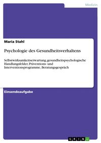 Produktbild: Psychologie des Gesundheitsverhaltens