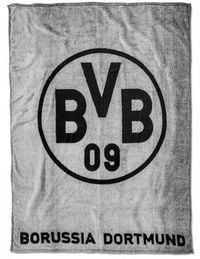 BVB Autoaufkleber silber 8 cm